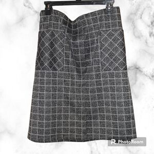 Soho Apparel Ltd A Line Plaid Skirt with Pockets